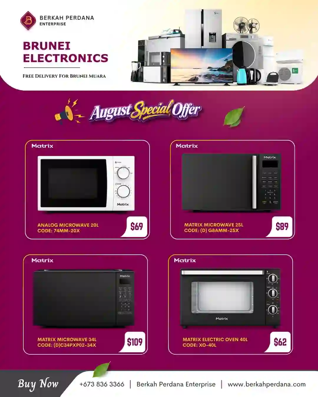 Microwave & Electric Oven Series