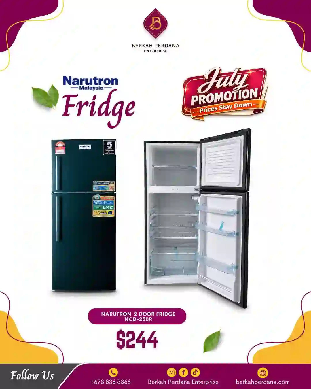 Refrigerator Open Door